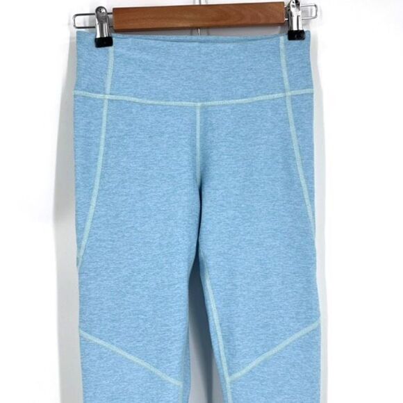 Outdoor Voices Women's‎ Warmup Leggings Cropped Gym Pool Blue Small yoga - Picture 9 of 11